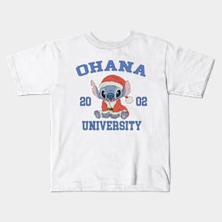 Ohana means family - Christmas Stitch Kids T-Shirt